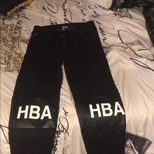 Black unisex jeans